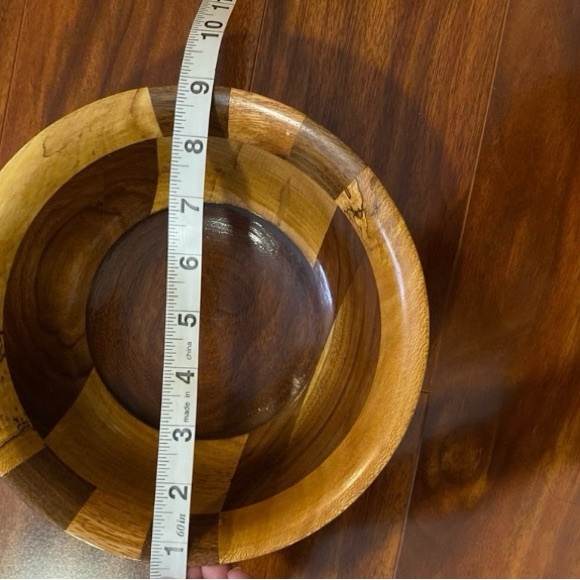 Beautiful Handcrafted Wooden Bowl 4” - Picture 6 of 7